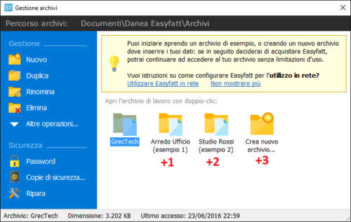 Upgrade Archivi Server Condiviso