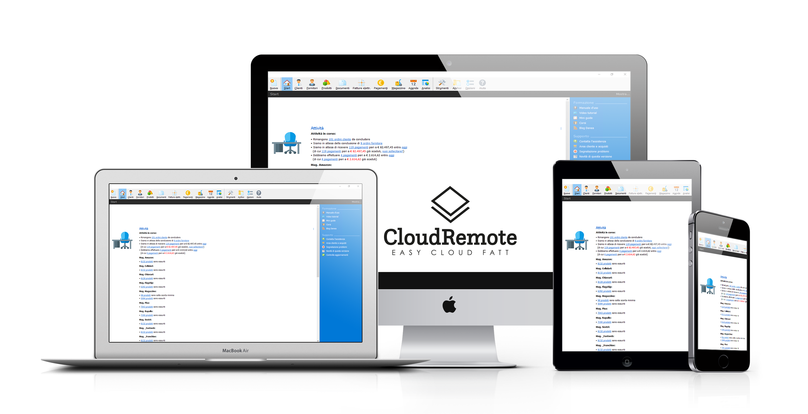 CloudRemote Apple Mockup